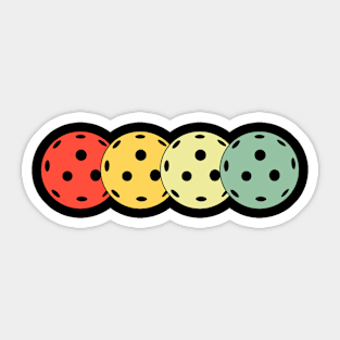 Pickleball Player Sticker